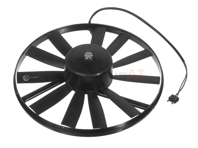 0005007993MY Meyle Engine Cooling Fan Assembly; Complete Fan Assembly (Motor with Blades); 15 Inch Fan