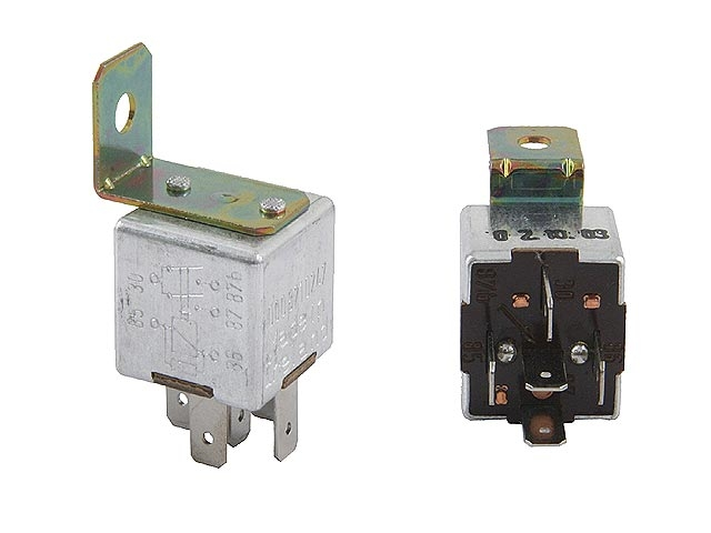 0008210247 Genuine Mercedes Multi Purpose Relay; 5 Spade Connector