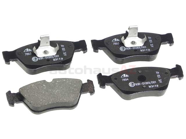 ATE 0024209620, 607086 Brake Pad Set; Front; OE Compound - Mercedes ...