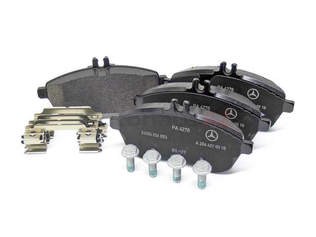 Mercedes c300 brake pads on sale replacement cost