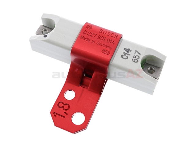 Bosch 0227901014 Ballast Resistor; Red Bracket; 1.8 Ohm