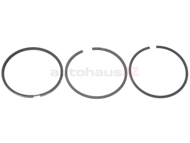 026198151A Goetze Piston Ring Set; Standard 81.00mm (With One Piece Oil Ring)