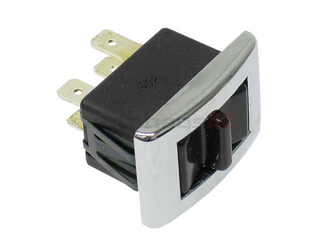 0343302003 Bosch Power Window Switch; With Chrome Bezel; 4 Pin Connector