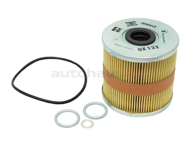 Mahle 077198563, OX122D Oil Filter Kit - Audi | 077115561F