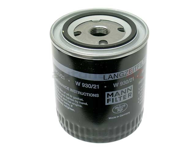 Mann 078115561J, W93021 Oil Filter; Long-Life Version - Audi, VW ...