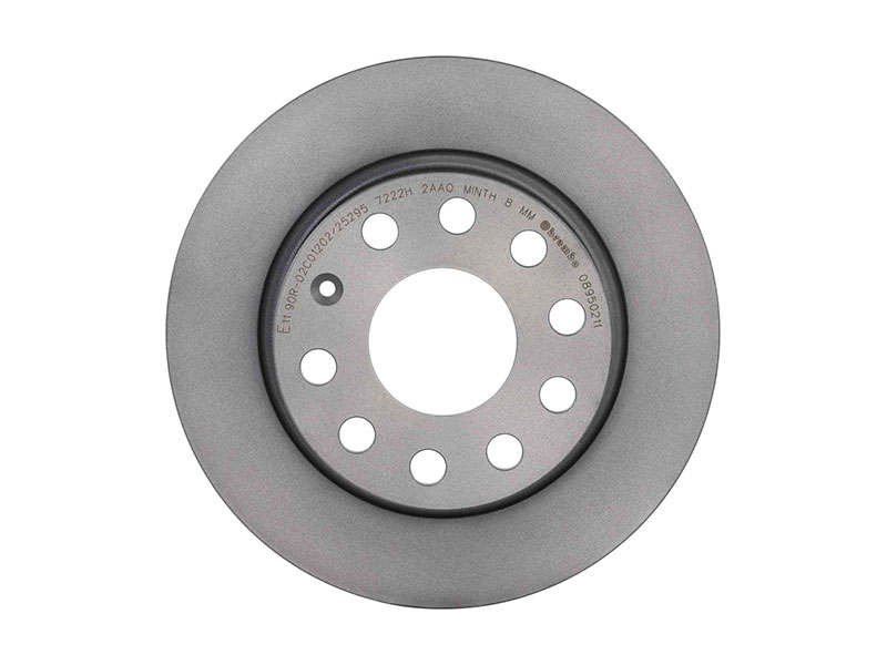 Brembo 5Q0615601F, 08950211 Disc Brake Rotor; Rear - VW | 1K0615601AB ...