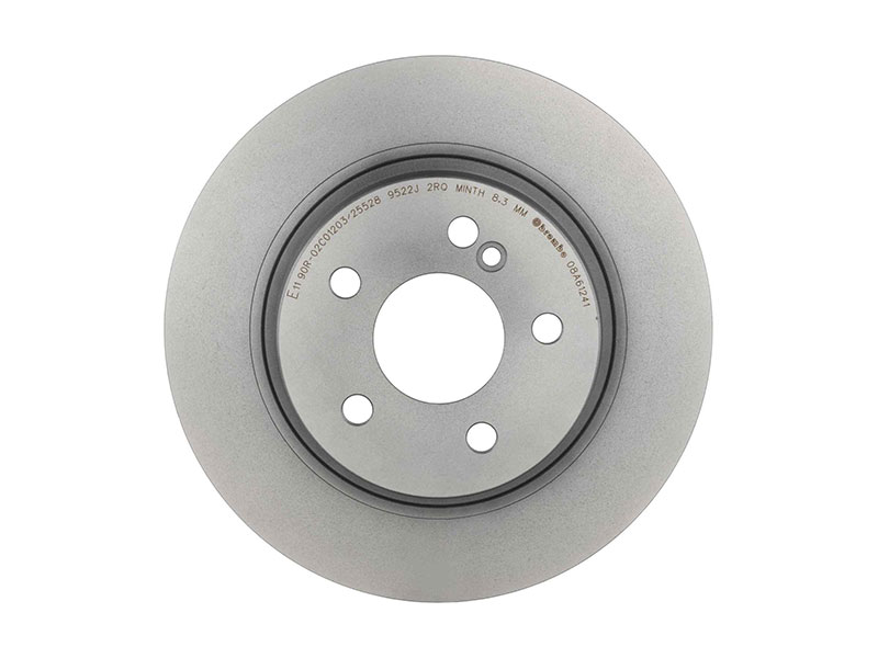 08A61241 Brembo Disc Brake Rotor; Rear; Solid