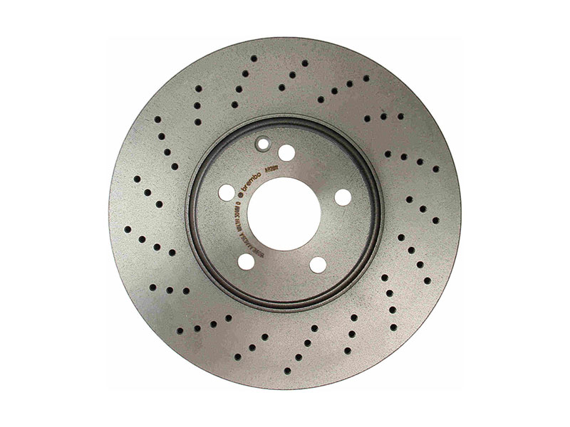 Brembo 09A82811 Disc Brake Rotor; Front; Vented; Cross-Drilled 330 x 32mm  Mercedes