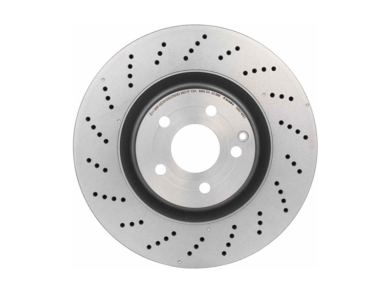 Brembo 09B74651 Disc Brake Rotor; Front Left/Right - Mercedes