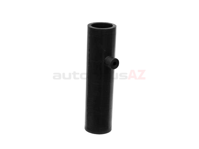 11151276485 URO Parts Crankcase Breather Hose; Air Boot to Valve Cover; 6 Inch with Small Side Nipple