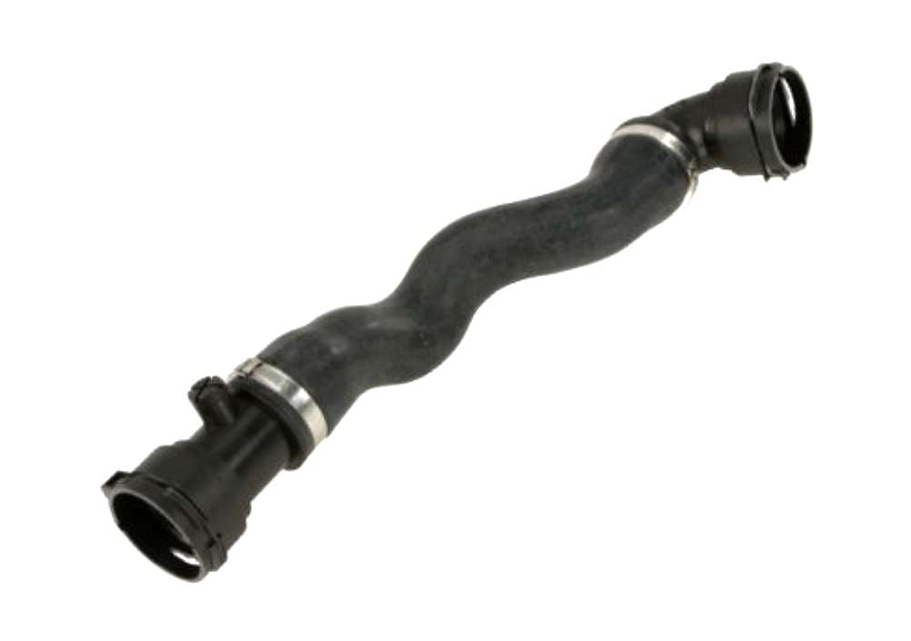 Genuine BMW 11531705223 Radiator Coolant Hose; Upper with Bleeder Screw