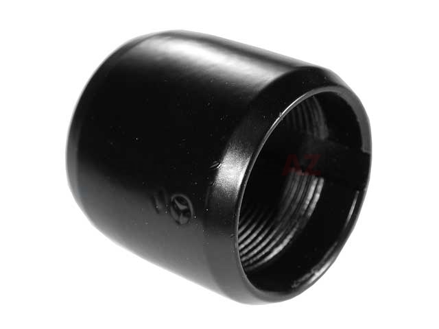 1164620023 Genuine Mercedes Ignition Lock Housing; Heavy Black Metal Cover Over Tumbler; Threaded