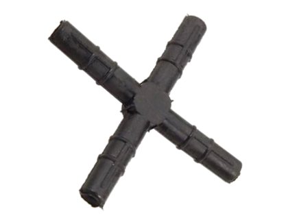 1170780045 Genuine Mercedes Vacuum Connector; 4-Way X-Connector For Vacuum Tubing; Various Uses