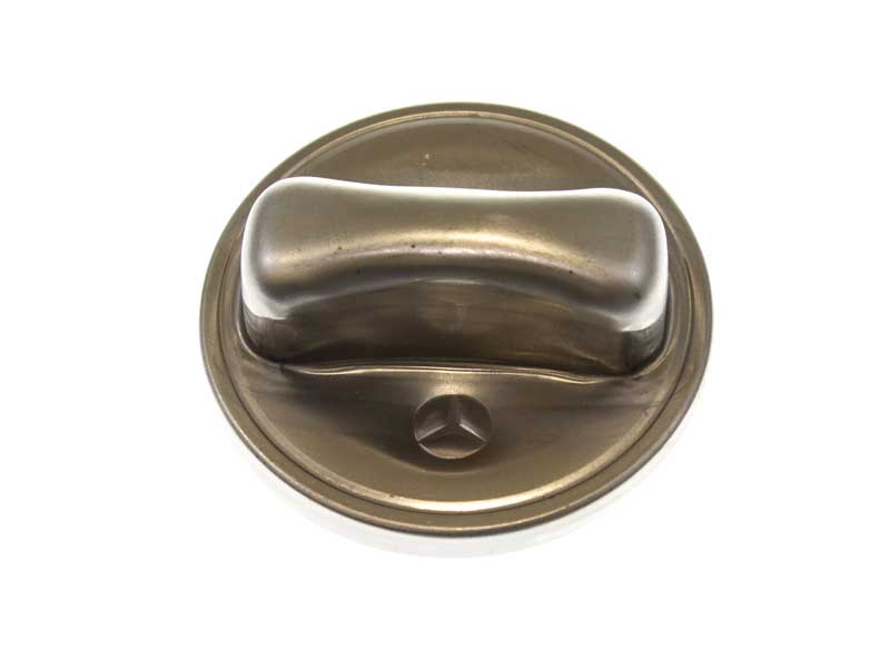 Genuine Mercedes 1244700005, A1244700005 Fuel/Gas Cap; NonLocking; Aluminum Mercedes