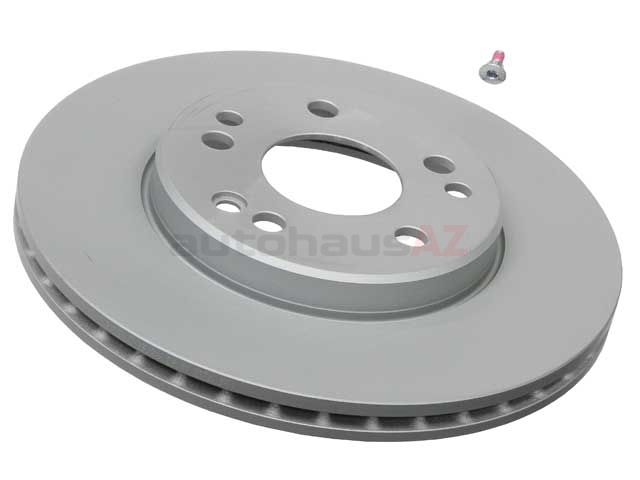 1294210312 ATE Coated Disc Brake Rotor; Front; Vented 284x22mm