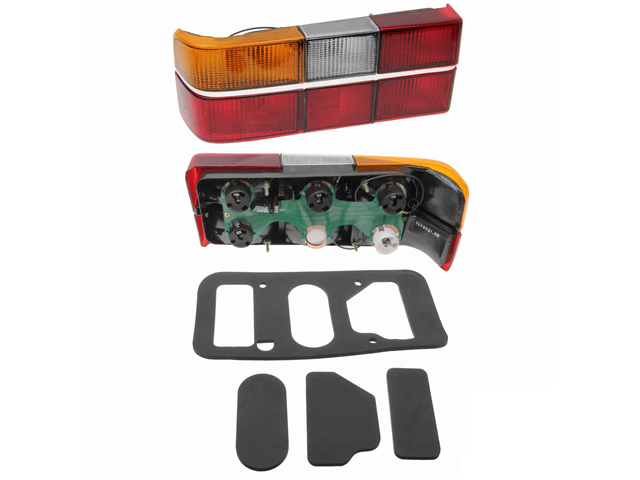 1372226E URO Parts Tail Light; Left; w/ Chrome trim; Sedan