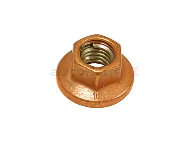 Genuine BMW 18107523805 Exhaust Nut; 8mm Copper Collar Nut 