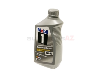 Mobil 1 1M-112628, 0294199 Engine Oil; European Car Formula FS; 0W-40 ...