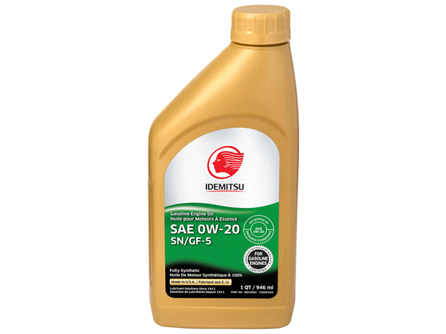 Idemitsu 1042b c0 Engine Oil 0w Full Synthetic Sn Gf 5 1 Quart