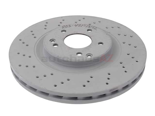 Front Drilled Brake Discs And Pads Kit For Mercedes CLA220 2013-2018, 320mm Vented Rotors