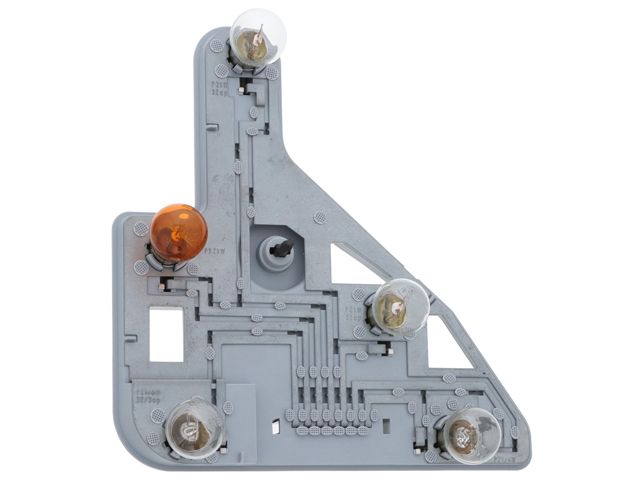 Genuine Mercedes-Benz W203 Left & Right Rear Taillight Bulb Holder Set – 2038200777 / 2038200877