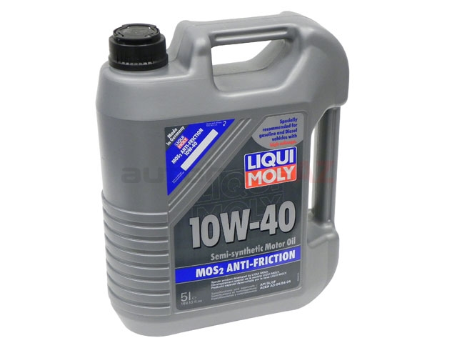 10W40 MoS2 Anti-Friction Engine Oil (5 Liter) - Liqui Moly LM2043