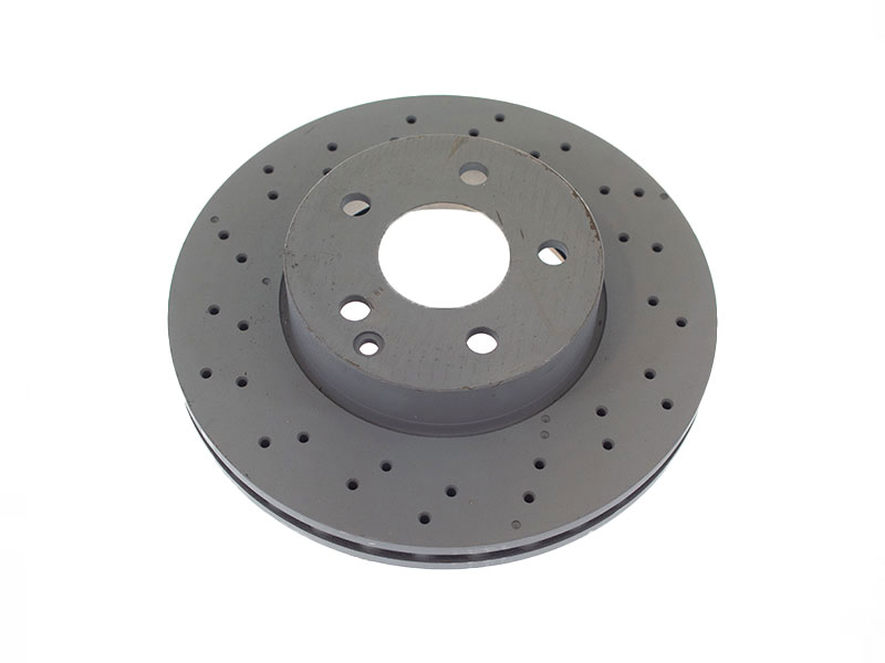 Genuine Mercedes 204421361290 Disc Brake Rotor; Front, Cross