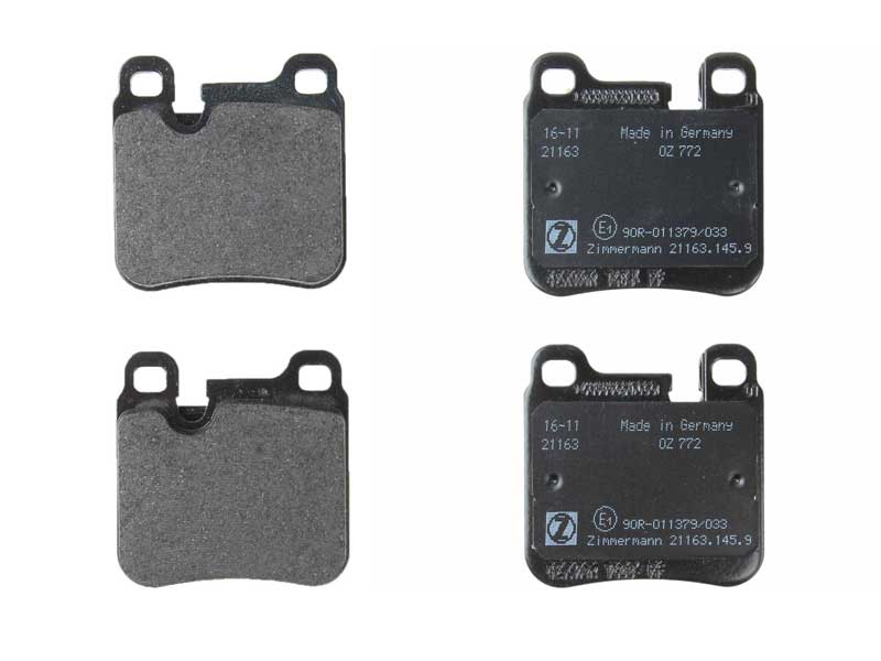 Zimmermann 211631459 Brake Pad Set; Rear Porsche