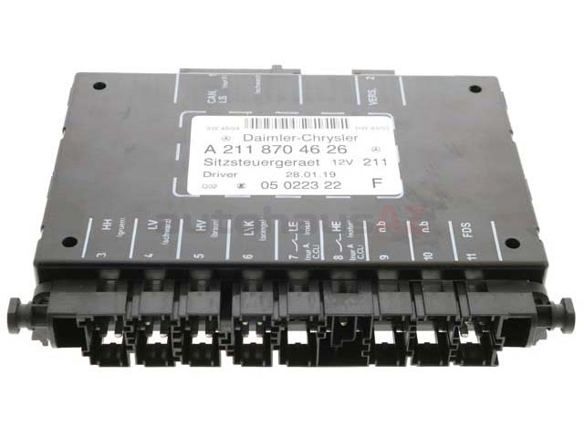 OEM Mercedes W211 Front Left Driver Seat Control Module – 2001-2006 E320 (2118200126)