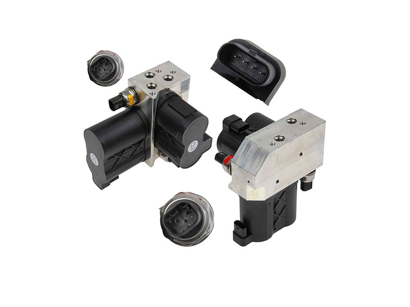 Genuine Mercedes 2213201058 Suspension SelfLeveling Valve; Rear