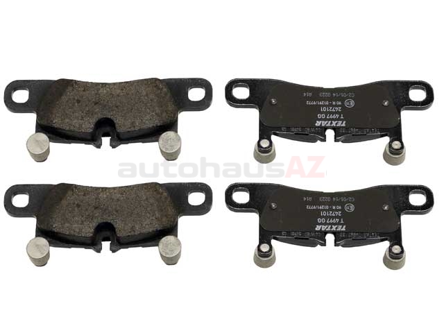 2472101 Textar Brake Pad Set; Rear