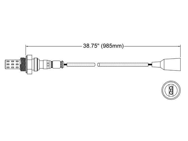 Walker 25021015 Oxygen Sensor - BMW