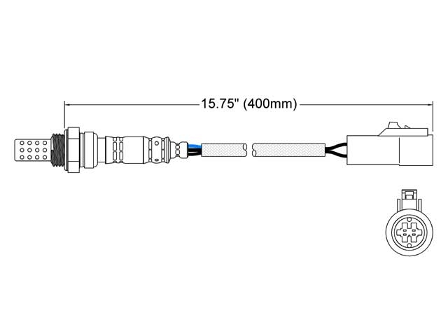 Walker 25024001 Oxygen Sensor