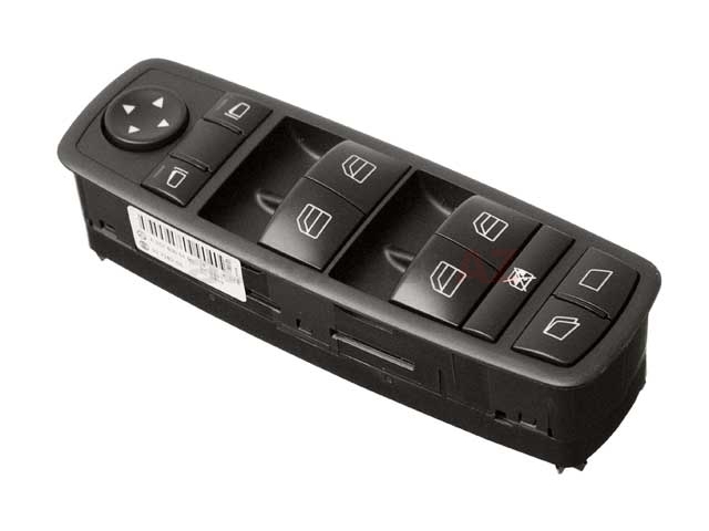 25183001909051 Genuine Mercedes Power Window Switch; Front Left; Black