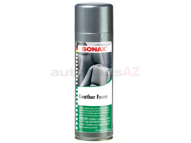 289300 Sonax Leather Cleaner; Foam; 372 gr Aerosol Can