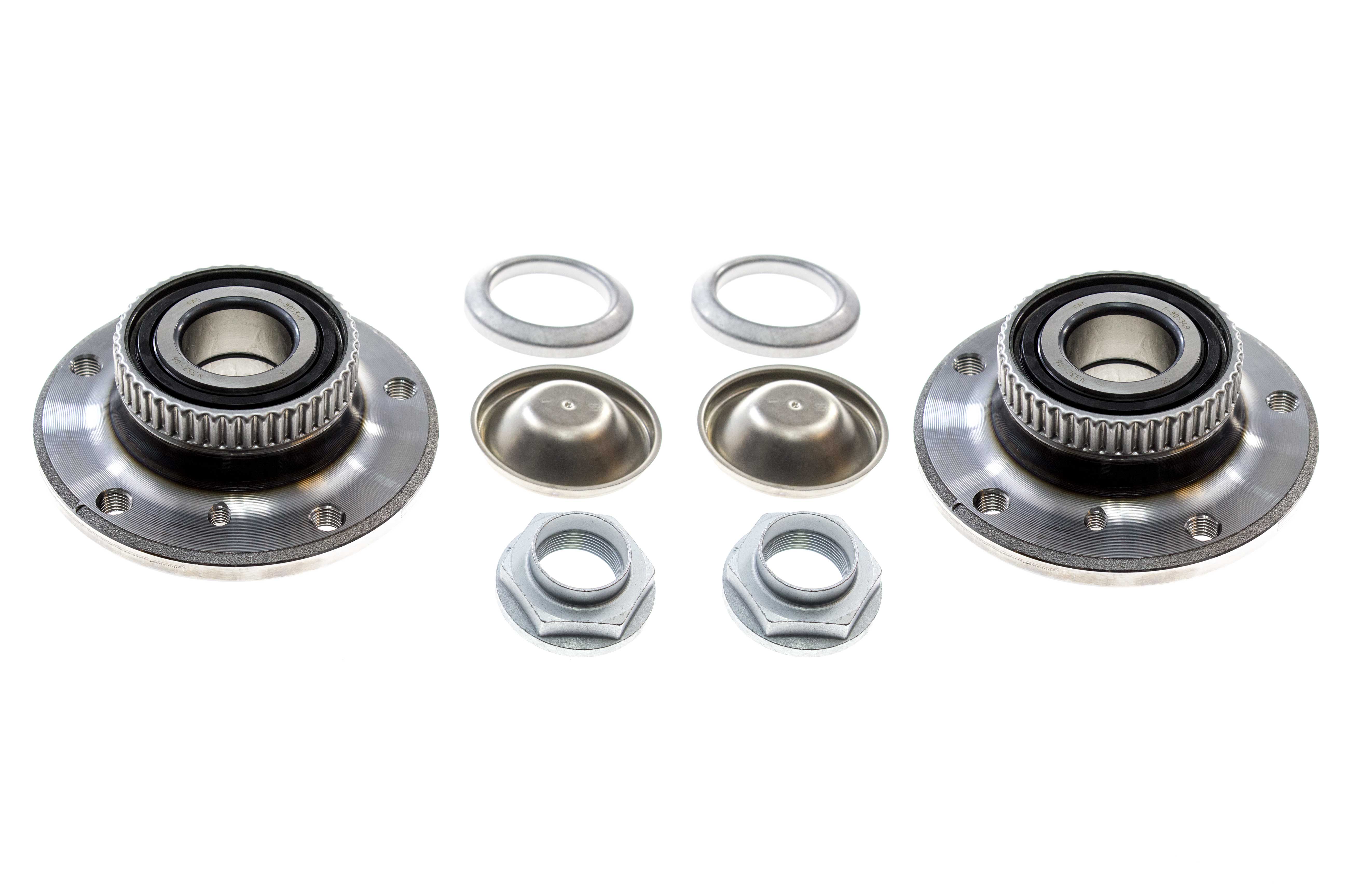 AAZ Preferred 31226757024KIT Wheel Bearing and Hub Assembly; Front Left and Right Assemblies