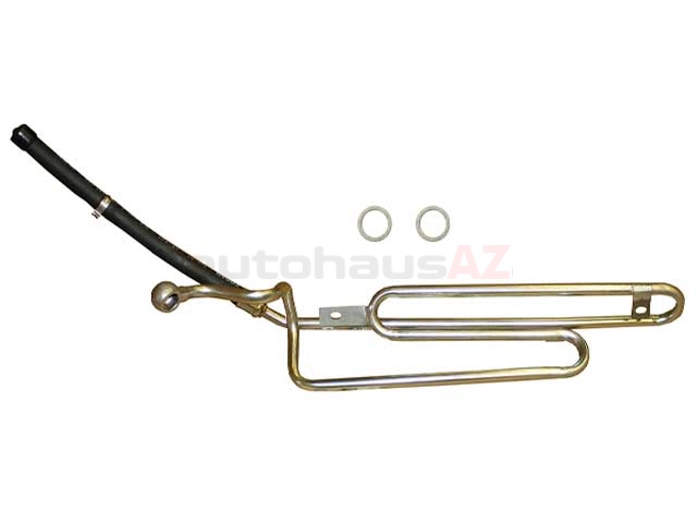 32412228284EC Rein Automotive Power Steering Return Hose; Steering Rack to Fluid Container with Cooling Coil