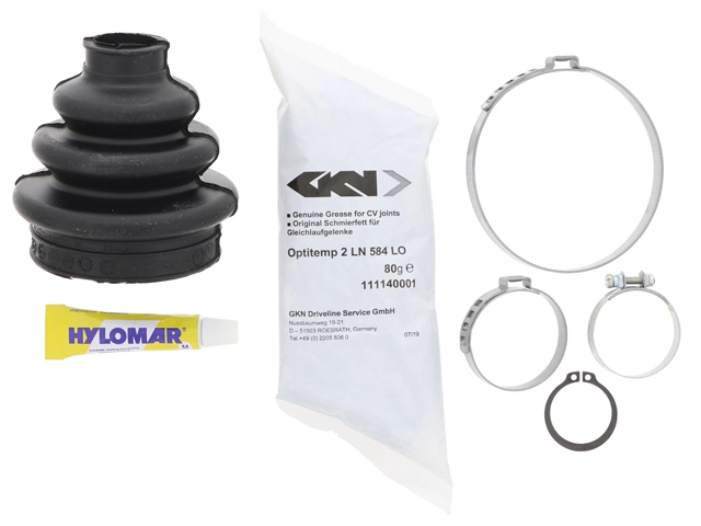 Genuine BMW 33219067815, 862199D CV Joint Boot Kit; Rear Outer