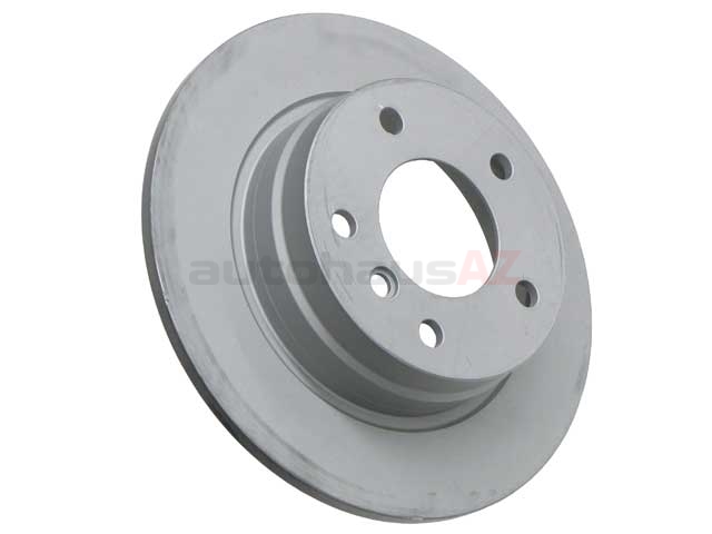 34211158936 Zimmermann Coat Z Disc Brake Rotor; Rear; Solid 280x10mm