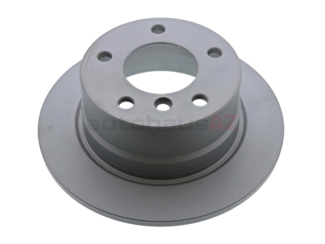 34211163845 Zimmermann Coat Z Disc Brake Rotor; Rear; Solid 272x10mm