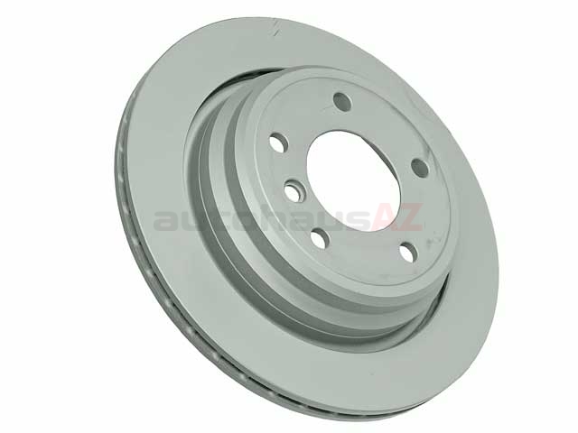 34211164840 Zimmermann Coat Z Disc Brake Rotor; Rear; Vented 298x20mm