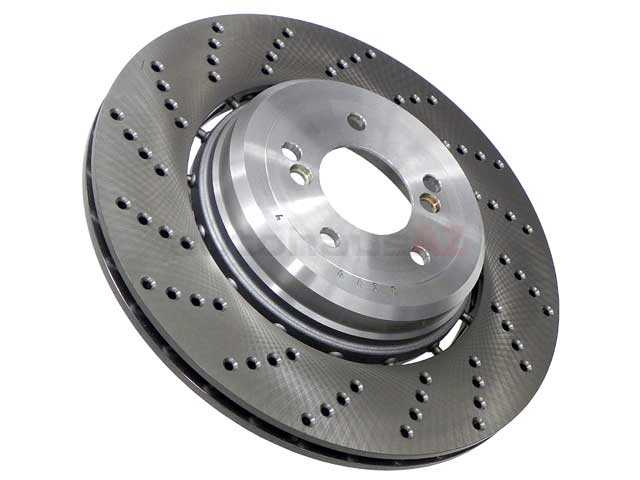 34212282807 Zimmermann Formula Z Disc Brake Rotor; Rear Left; Directional; 370x24mm