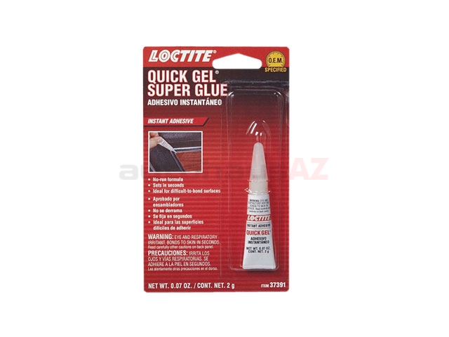 37391 Loctite Adhesive; Quick Gel Super Glue; 2 gm Tube