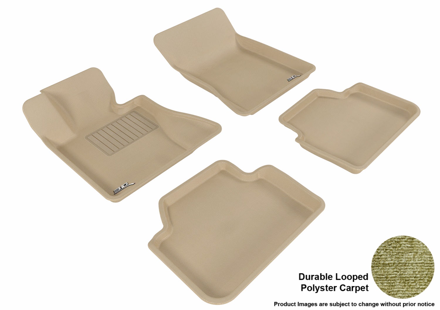 3D MAXpider KAGU Rear Floor Mat - Black | 21-24 BMW 4 Series (L1BM12021509)