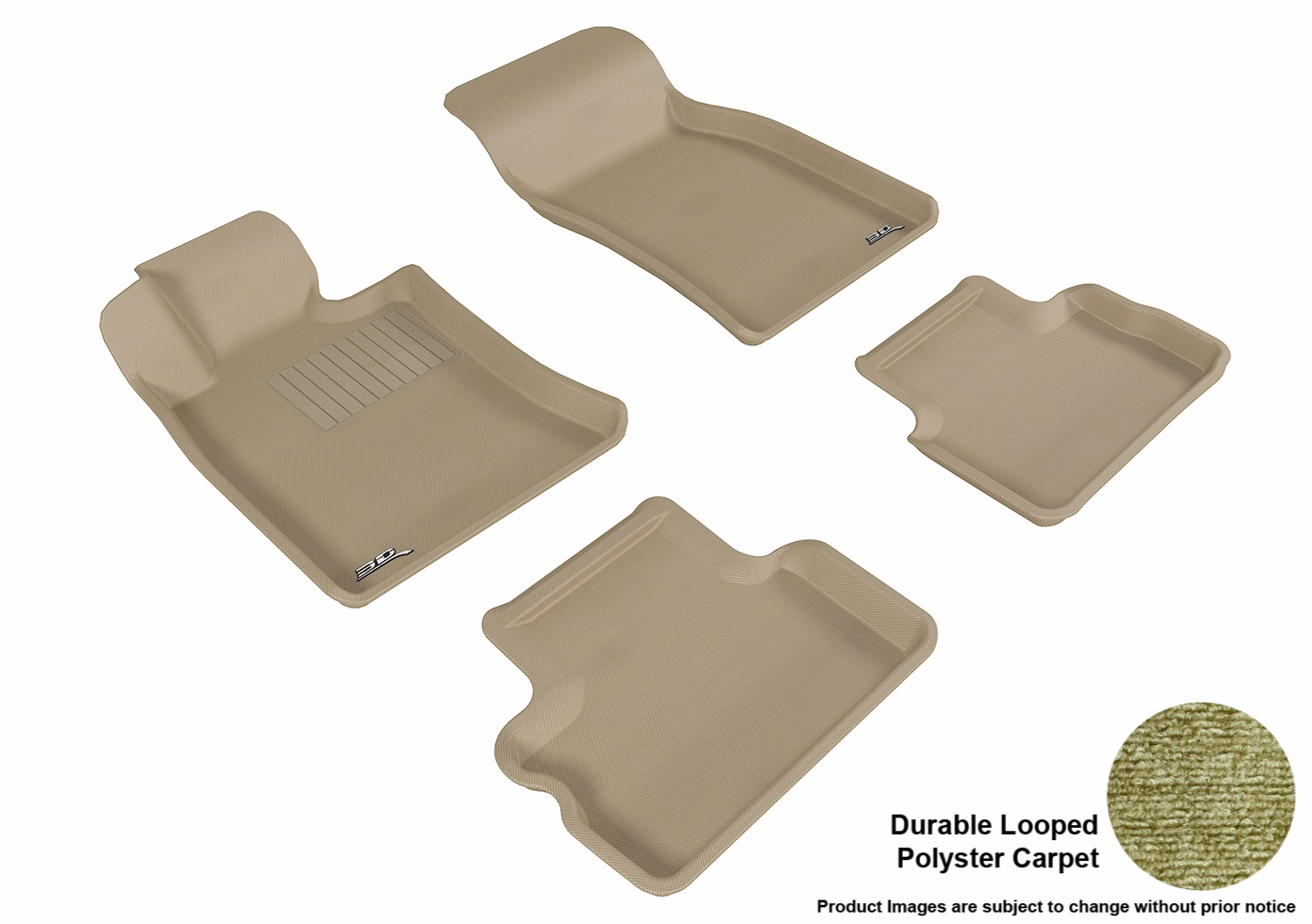 3D MAXpider ELEGANT Floor Mat- Black 1St Row 2Nd Row | 12-18 Ford Focus (L1FR02904709)