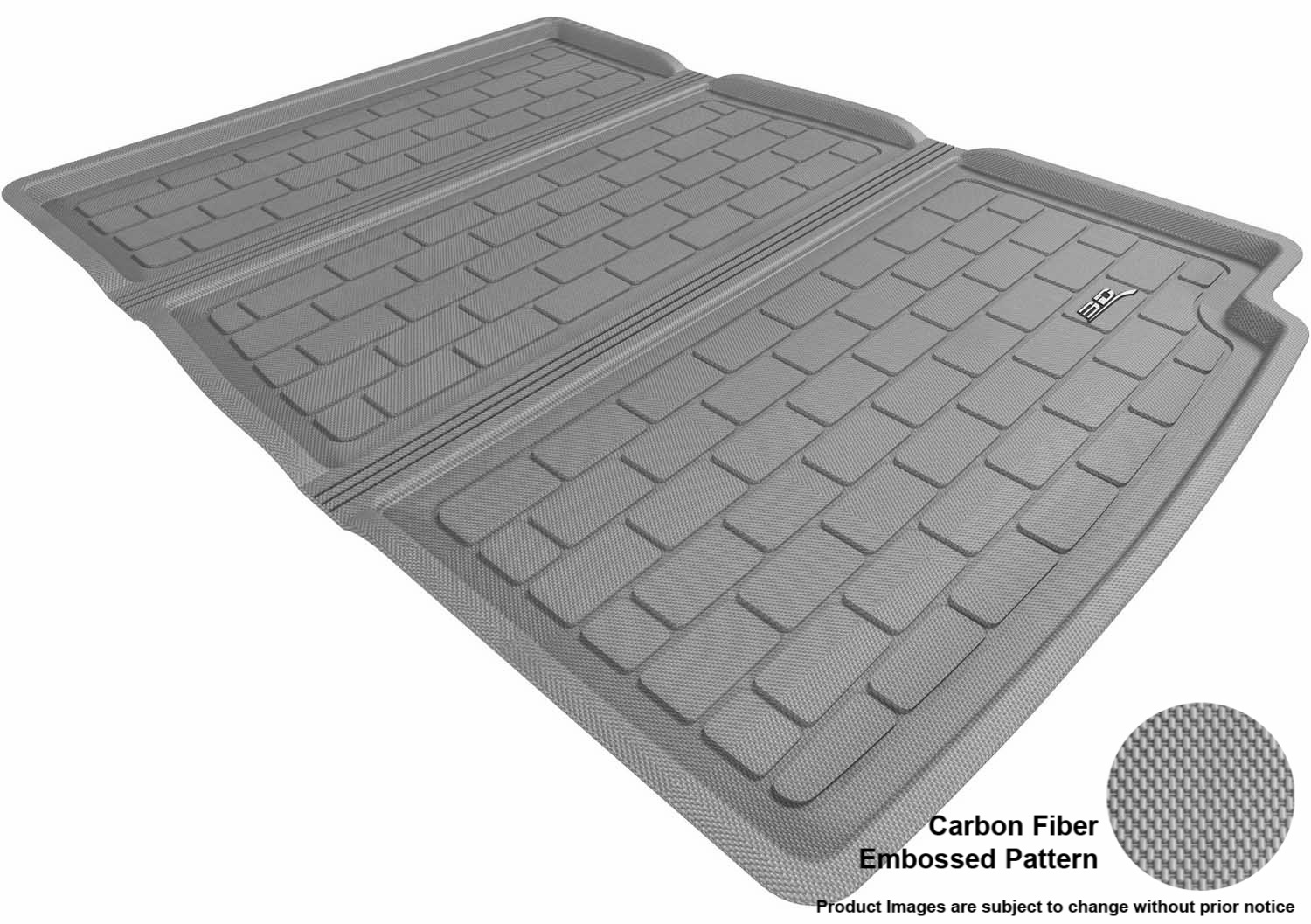 3D MAXpider M1BM0231301 Cargo Area Liner; Gray; Carbon Fiber Texture