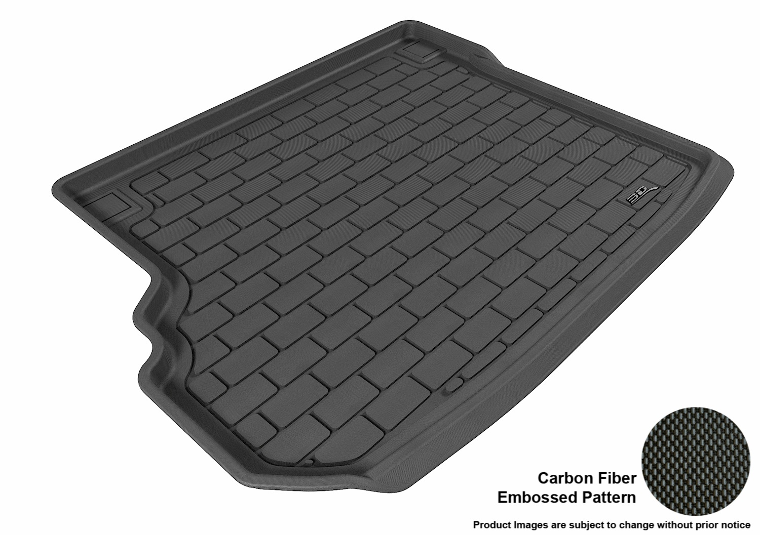 3D MAXpider M1MB0511309 Cargo Area Liner; Black; Carbon Fiber Texture