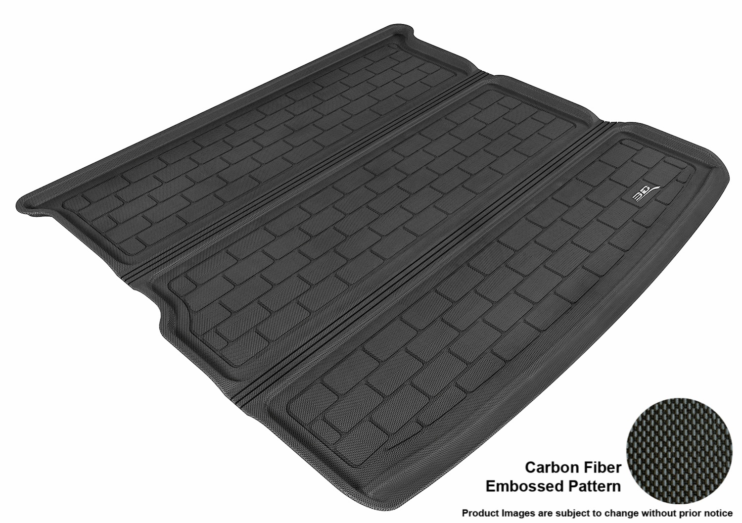 3D MAXpider M1MB0531309 Cargo Area Liner; Black; Carbon Fiber Texture