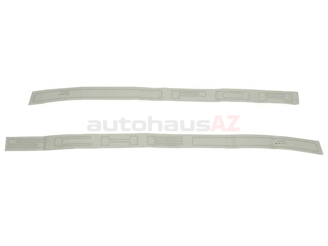477853635C O.E.M. Emblem; Silver PORSCHE Decal for Rear Body Panel