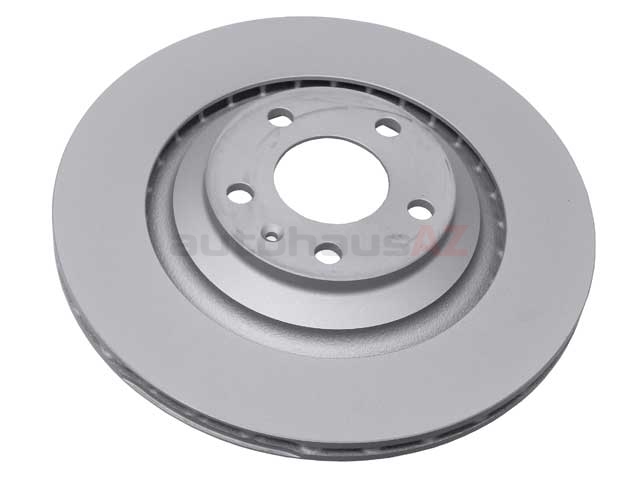 4F0615601F Zimmermann Coat Z Disc Brake Rotor; Rear; Vented 330x22mm